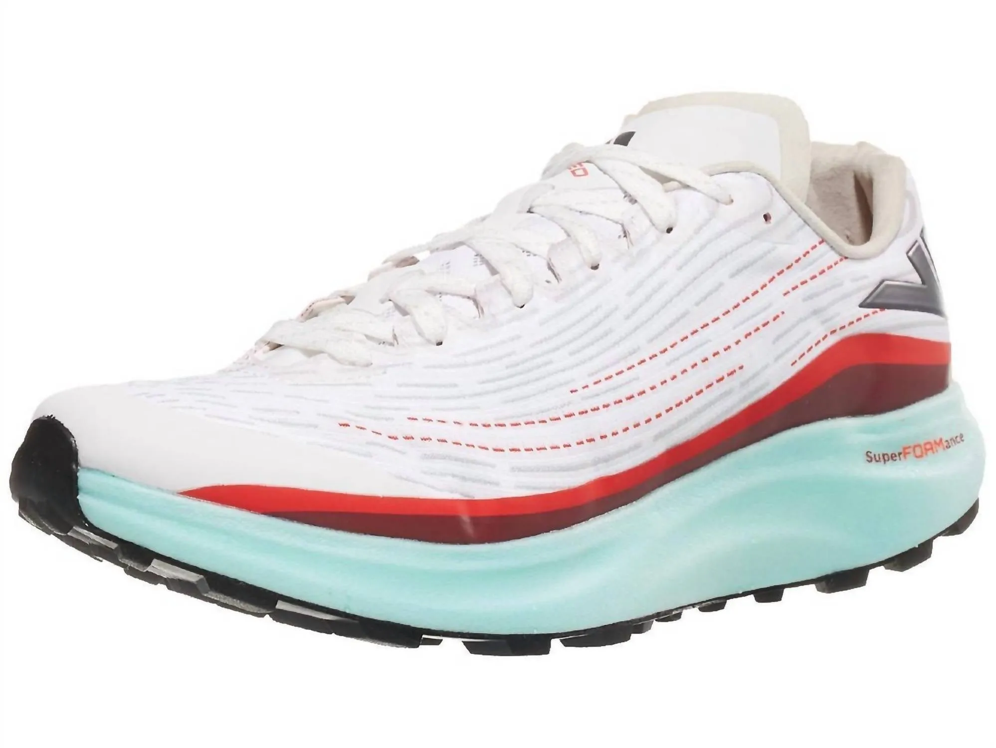 Women's Lightspeed Running Sneakers In White/aqua/red