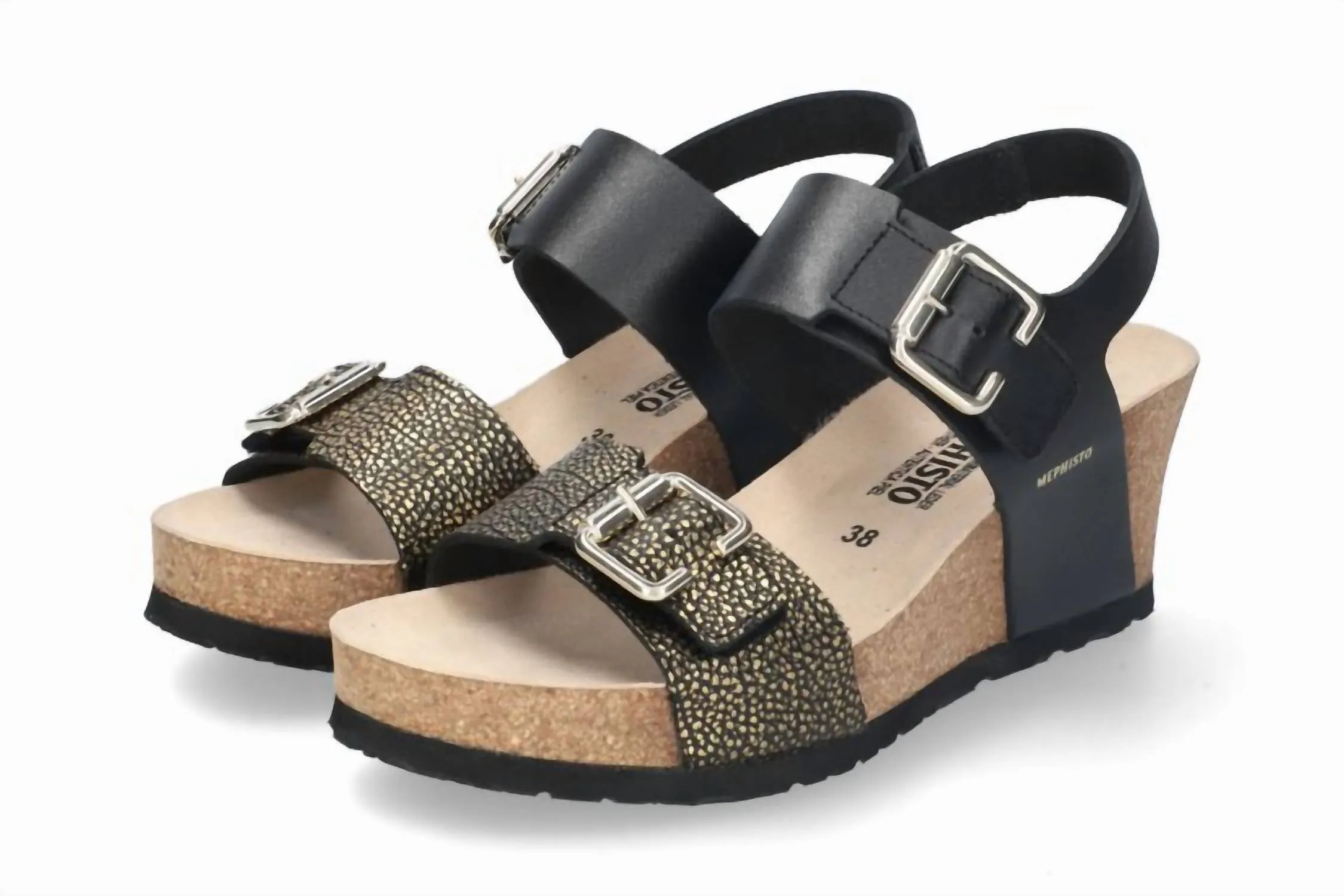 Women's Lissandra Lightweight Walking Wedge Sandal In Black