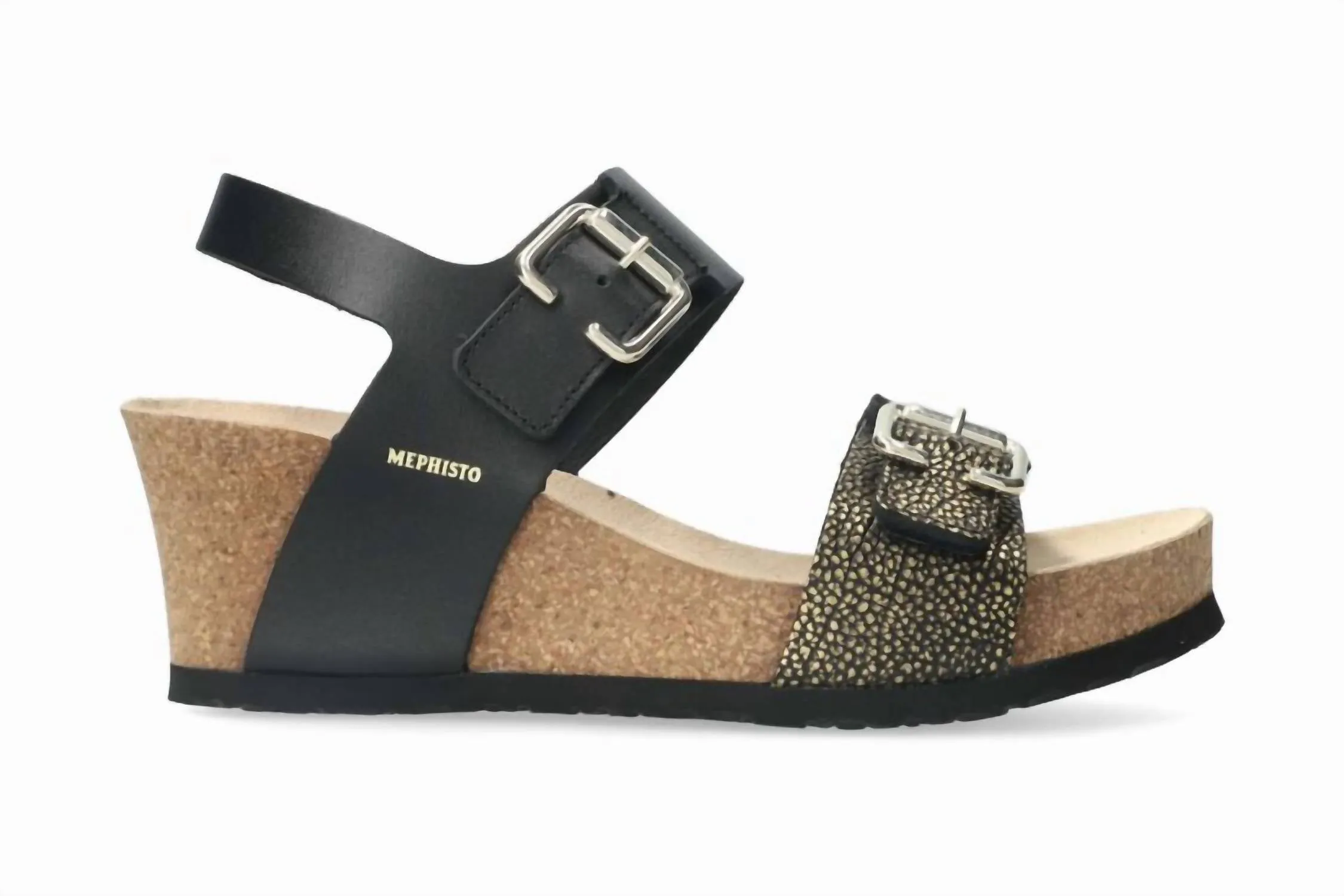 Women's Lissandra Lightweight Walking Wedge Sandal In Black