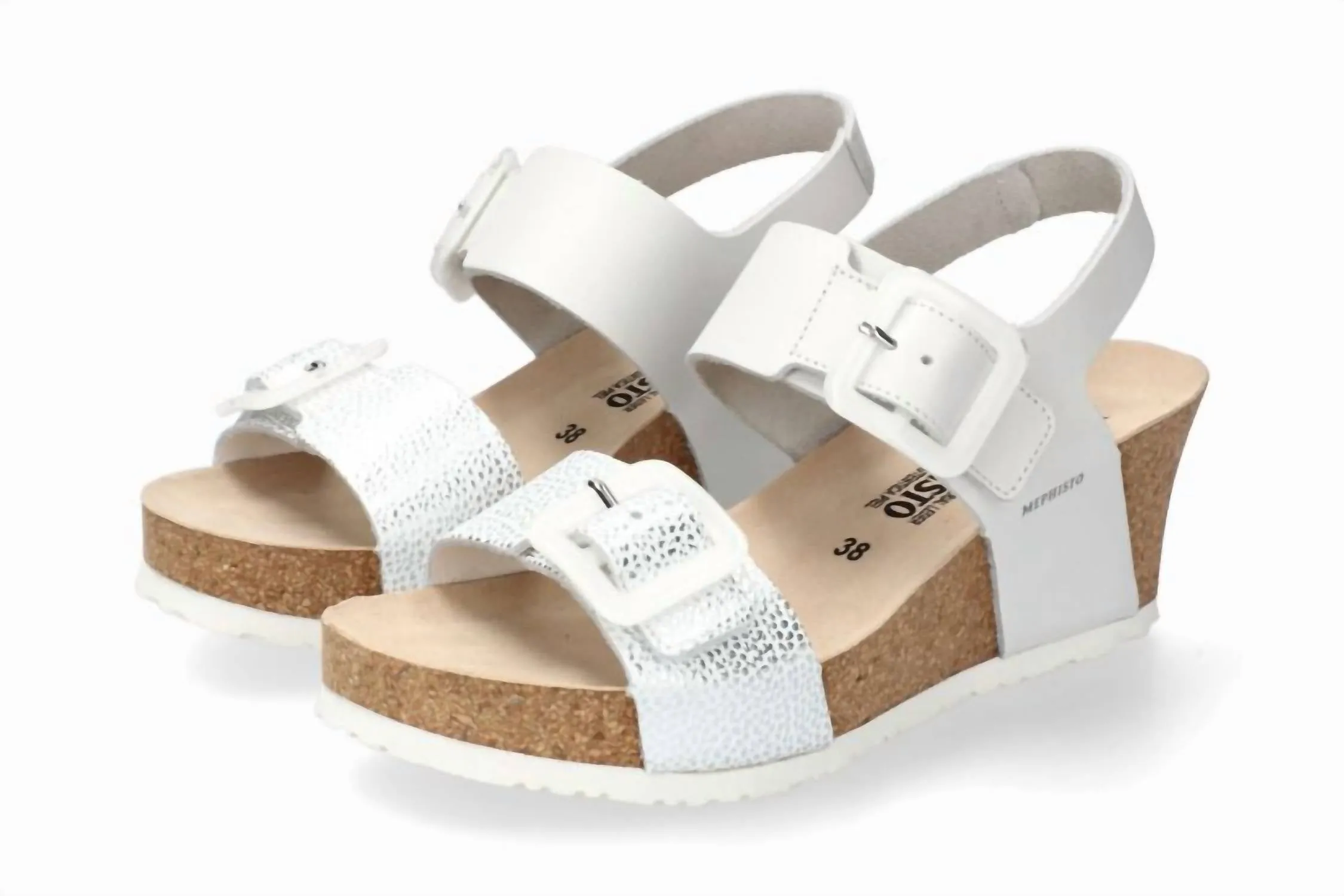 Women's Lissia Lightweight Walking Wedge Sandal In White