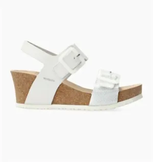 Women's Lissia Lightweight Walking Wedge Sandal In White