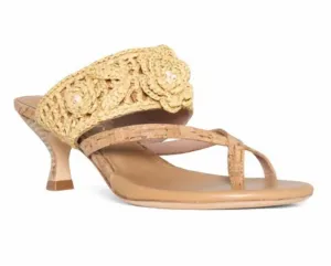 Women's Louka Sandals In Natural Crochet