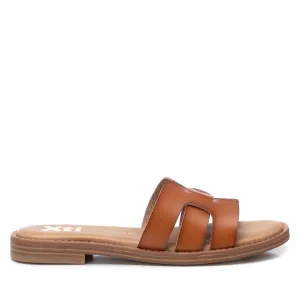Women's Low Block Heel Sandals In Camel