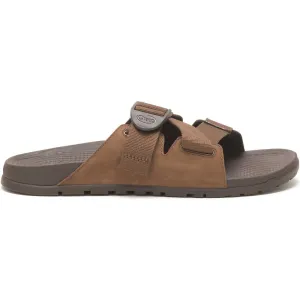 Women's Lowdown Leather Slide Sandal In Otter