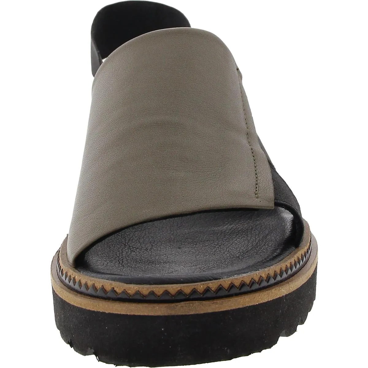 Womens Lugged Sole Slingback Sandals