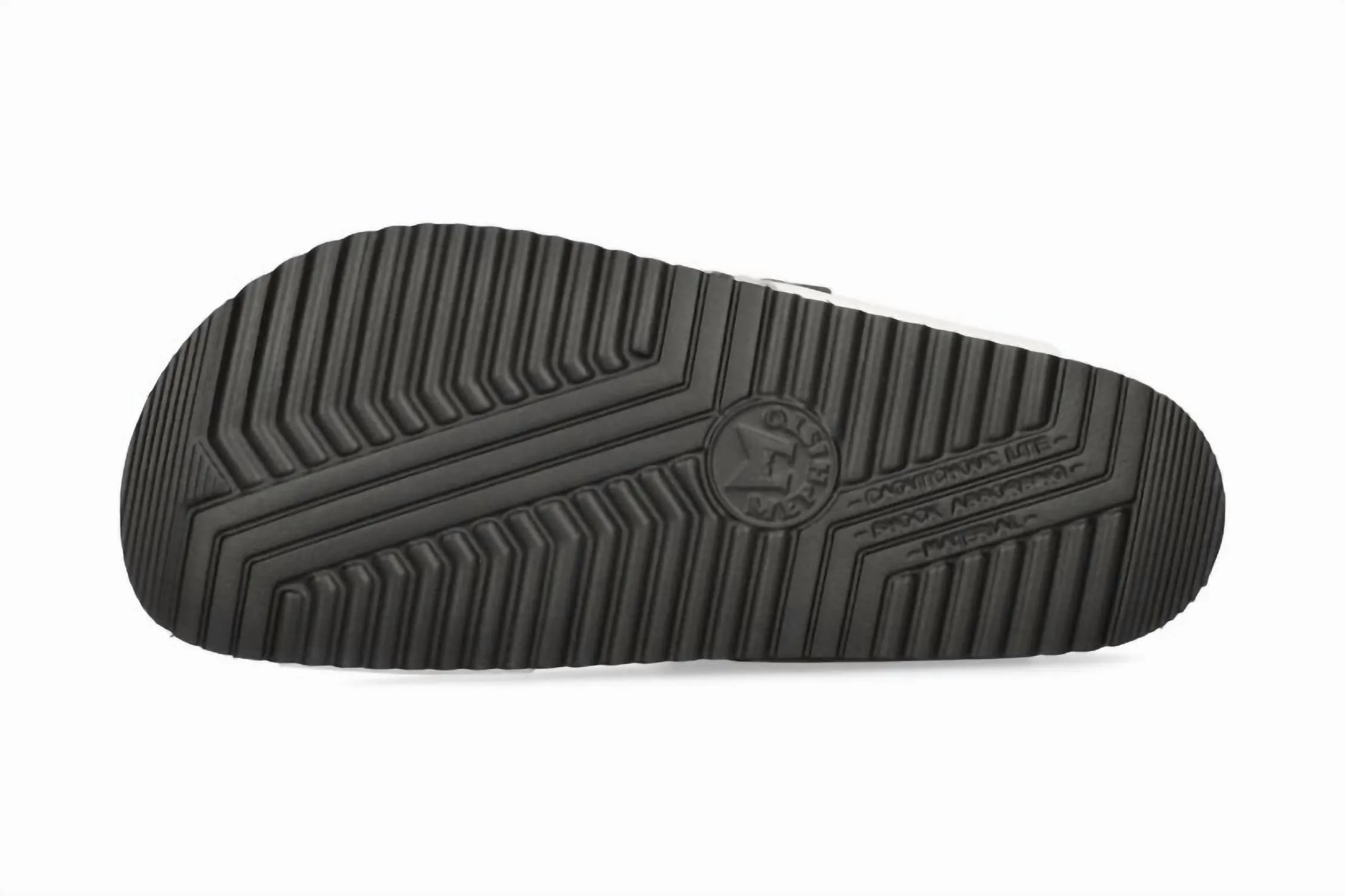 Women's Madison Lucite Buckle Slide Sandal In Black Closeouts