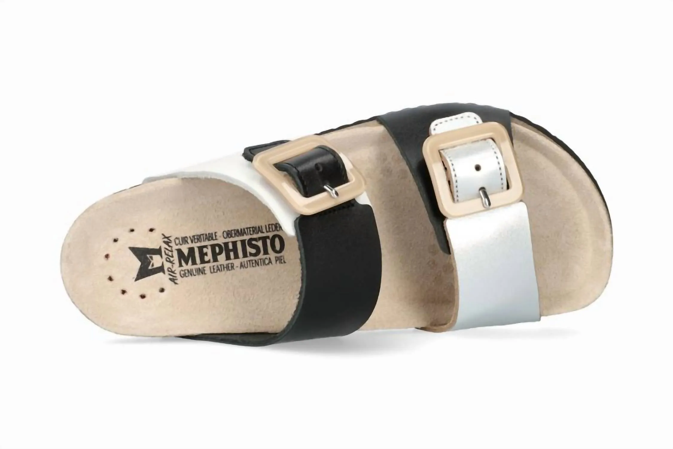Women's Madison Lucite Buckle Slide Sandal In Black Closeouts