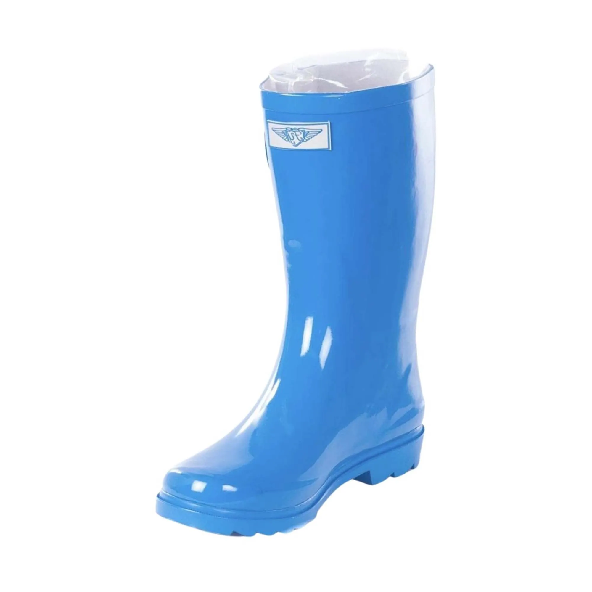 Women's Mid-Calf Solid Color Rubber Rain Boots