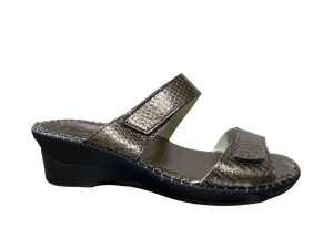 Women's Nina Sandals In Pewter Snake