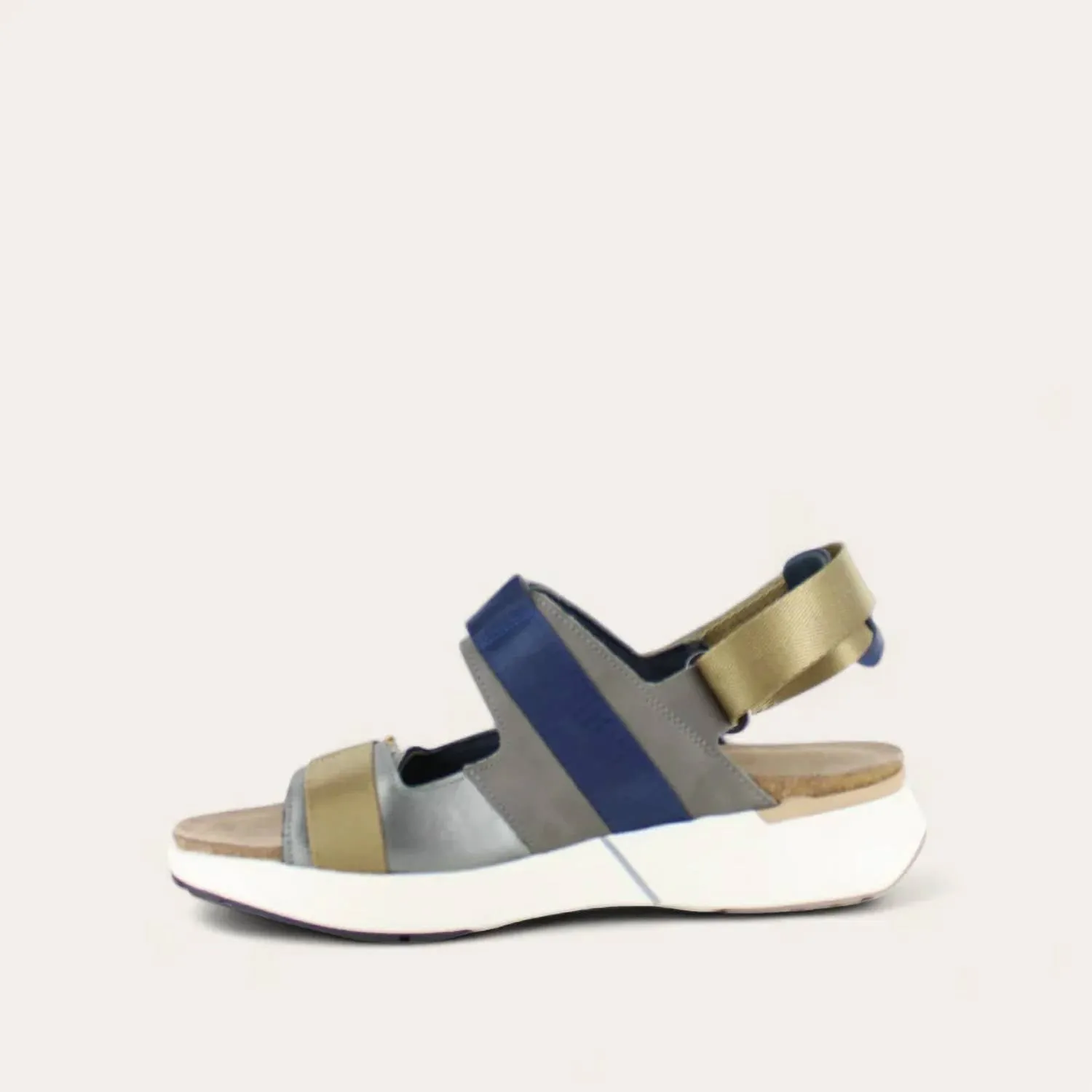 Women's Odyssey Sandals - Medium In Sterling / Foggy Gray / Polar Sea / Marigold
