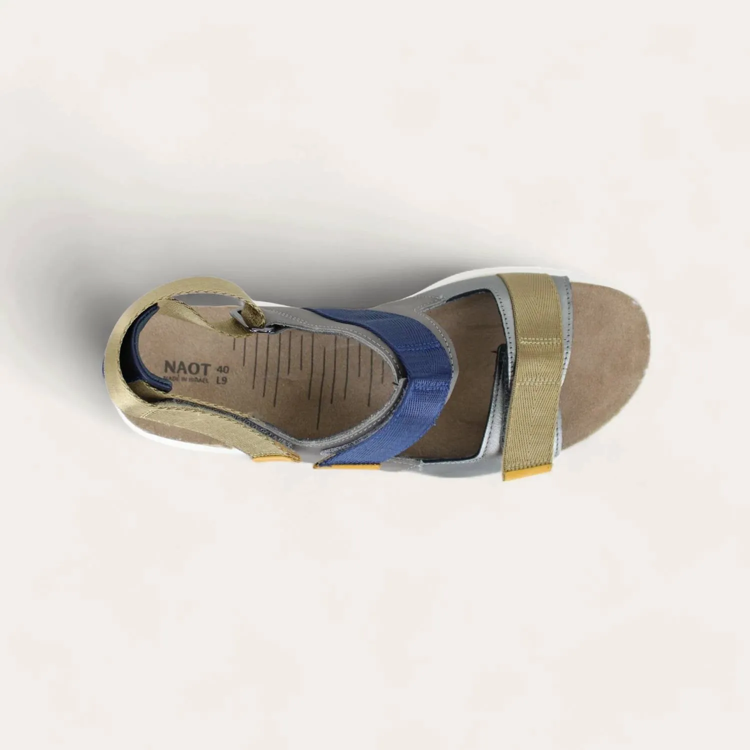 Women's Odyssey Sandals - Medium In Sterling / Foggy Gray / Polar Sea / Marigold
