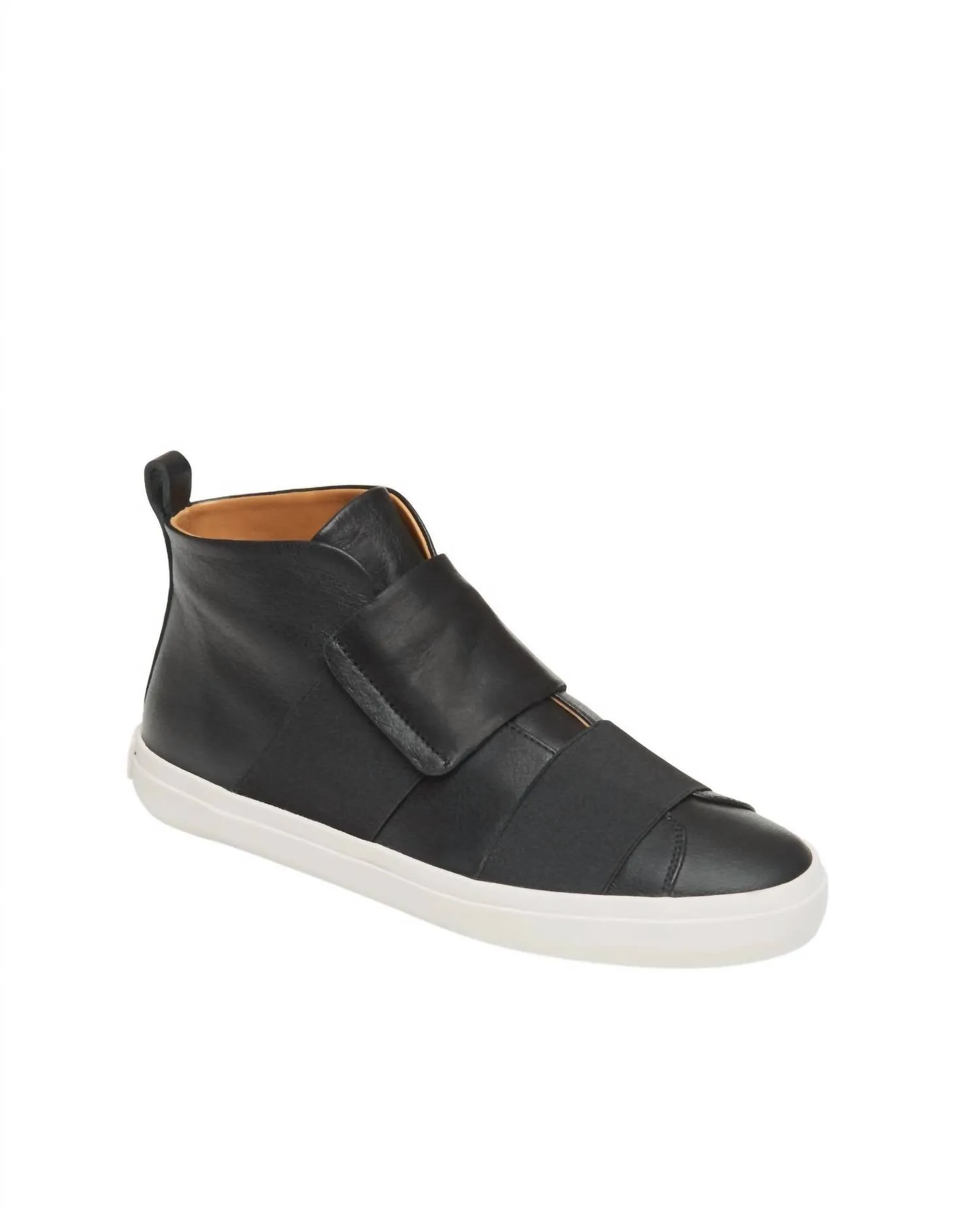 Women's Opa High Top Sneaker In Black Leather