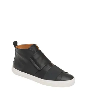Women's Opa High Top Sneaker In Black Leather