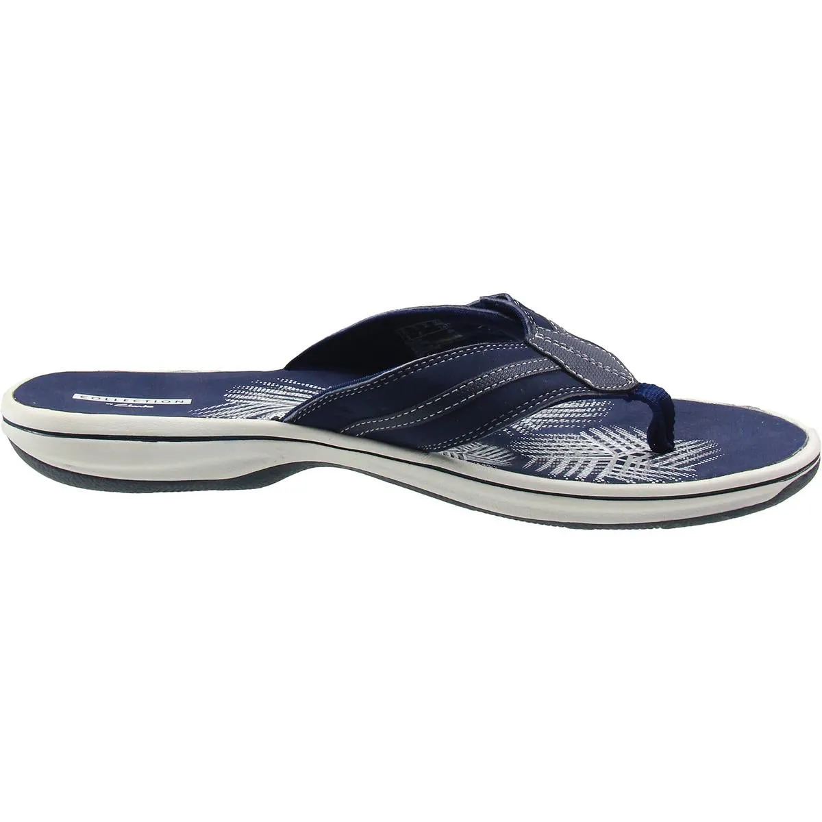 Womens Open Stitch Manmade Thong Sandals