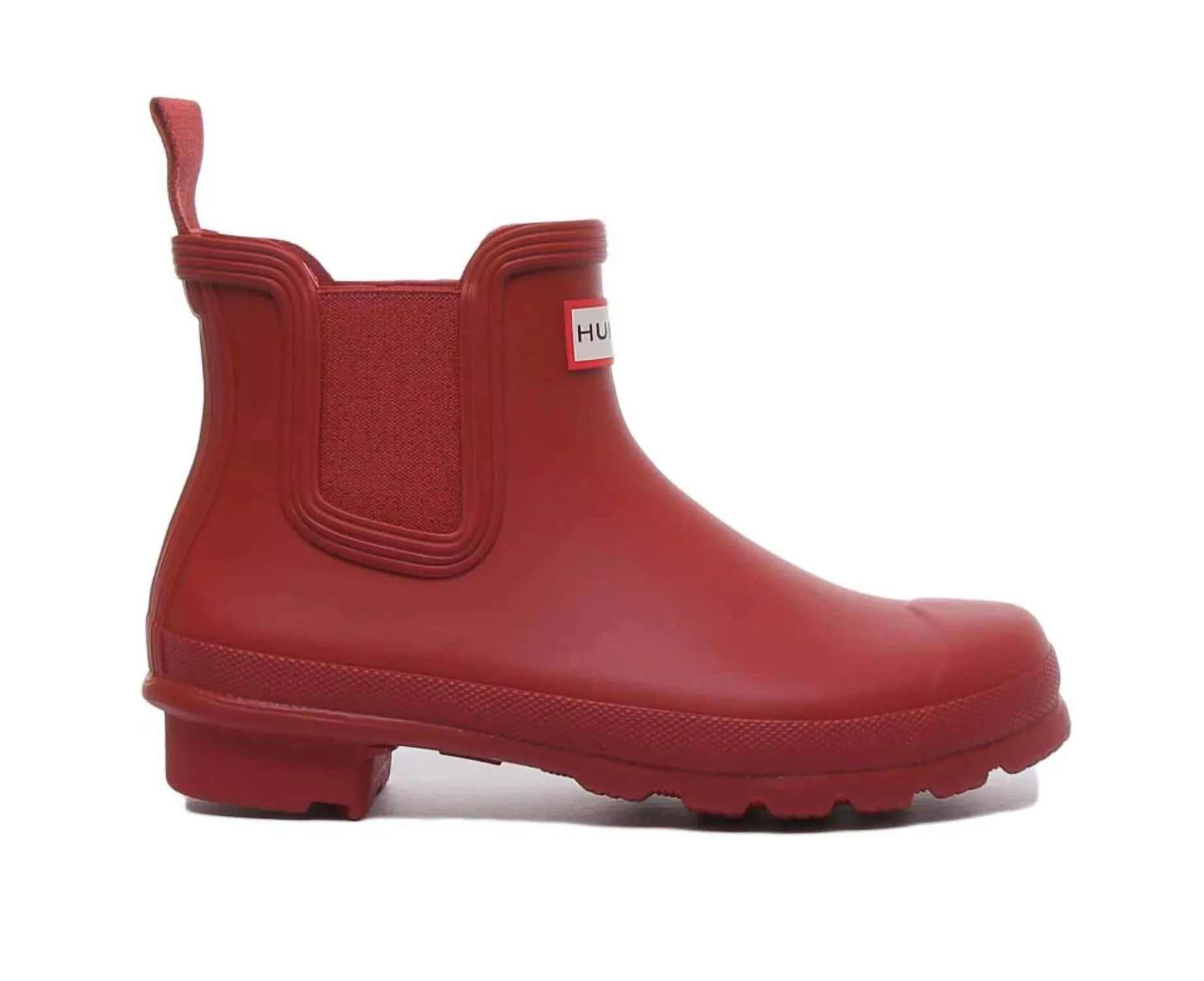 Women's Original Chelsea Rain Boot In Military Red