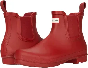 Women's Original Chelsea Rain Boot In Military Red