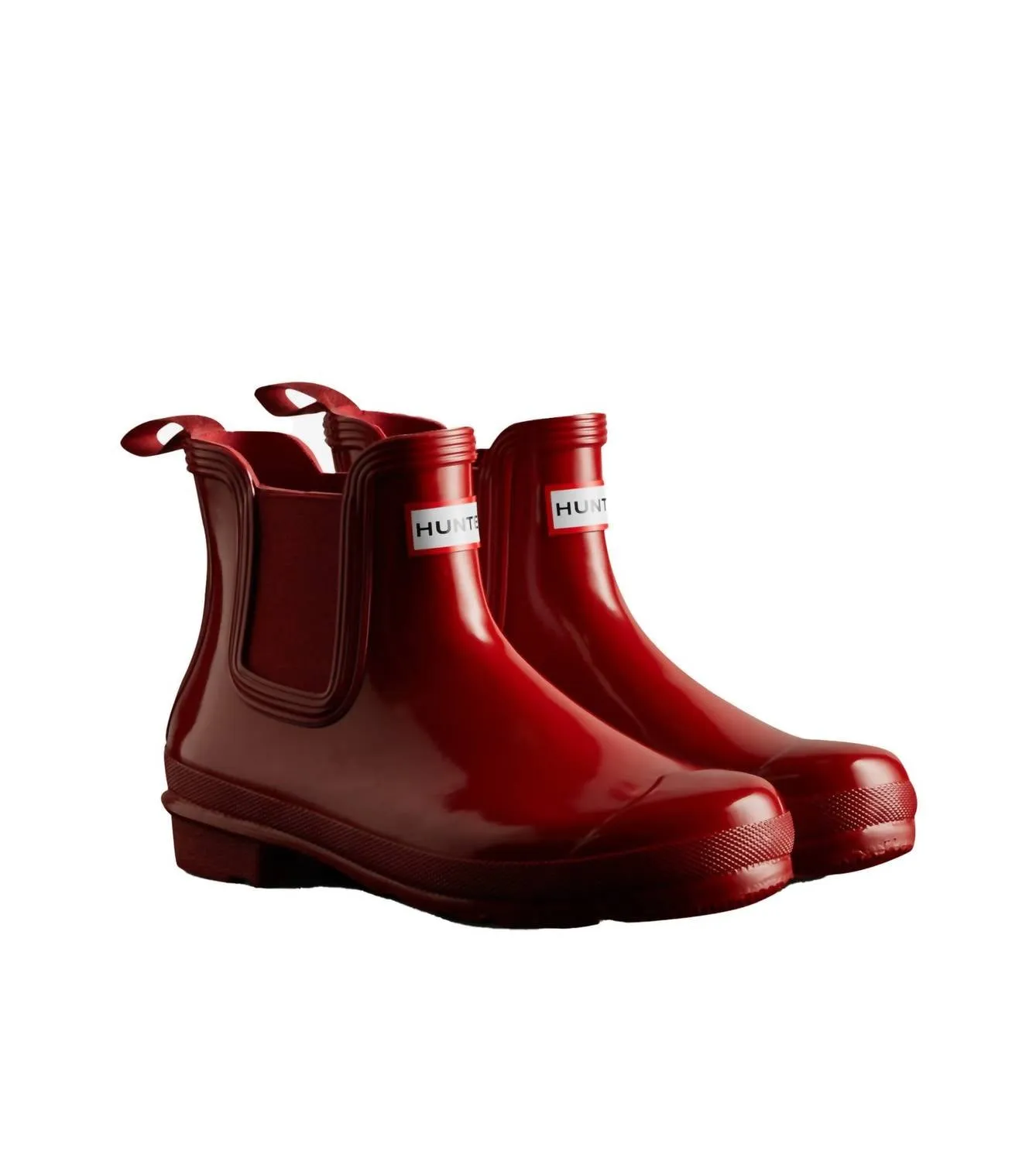 Women's Original Gloss Chelsea Boots In Military Red
