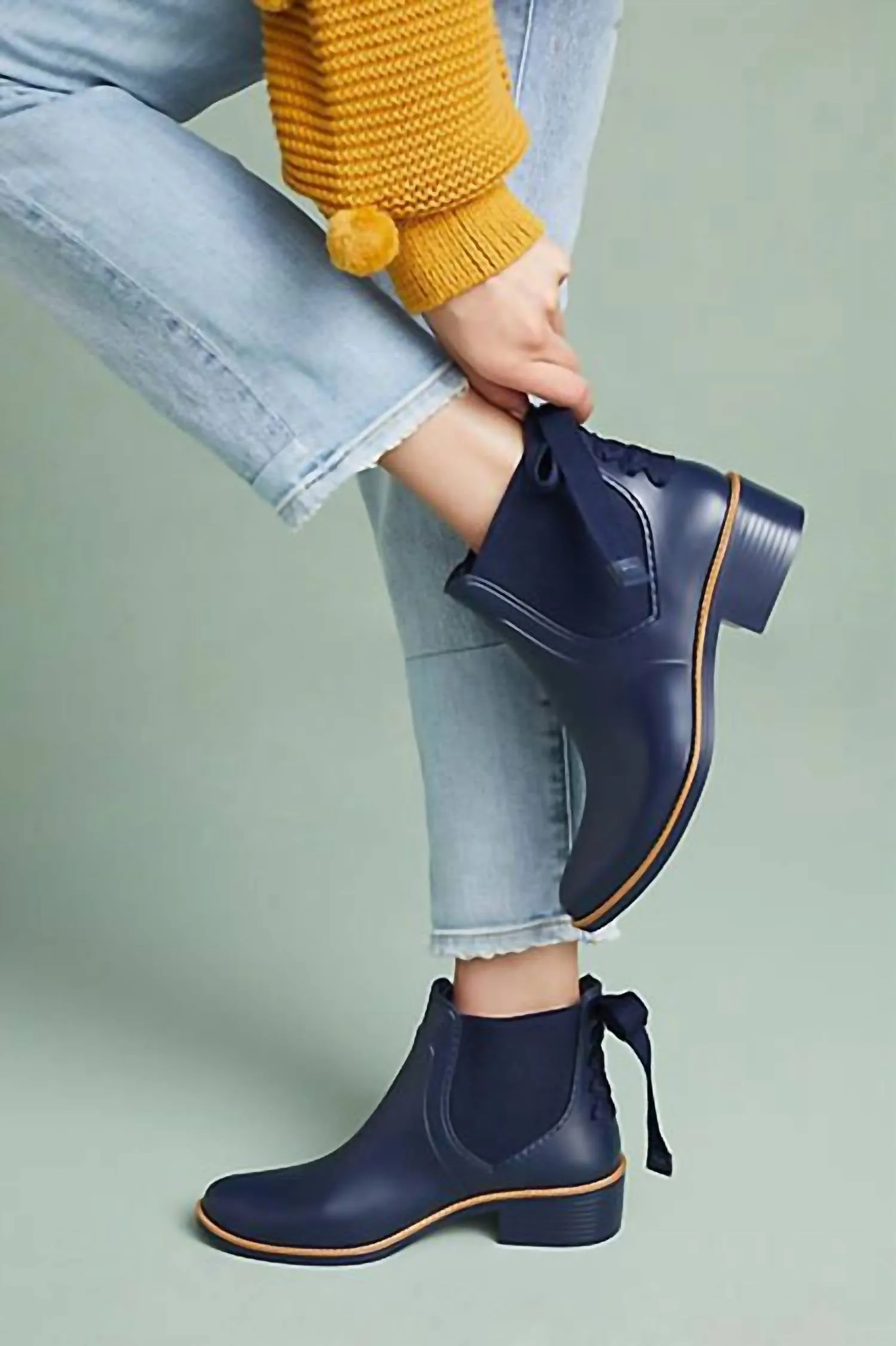 Women's Paige Rain Boots In Navy