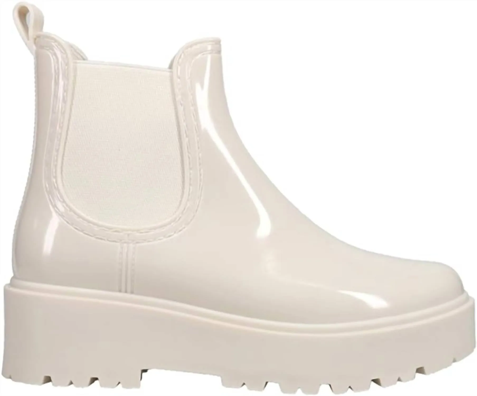 Women's Penny Boots In White