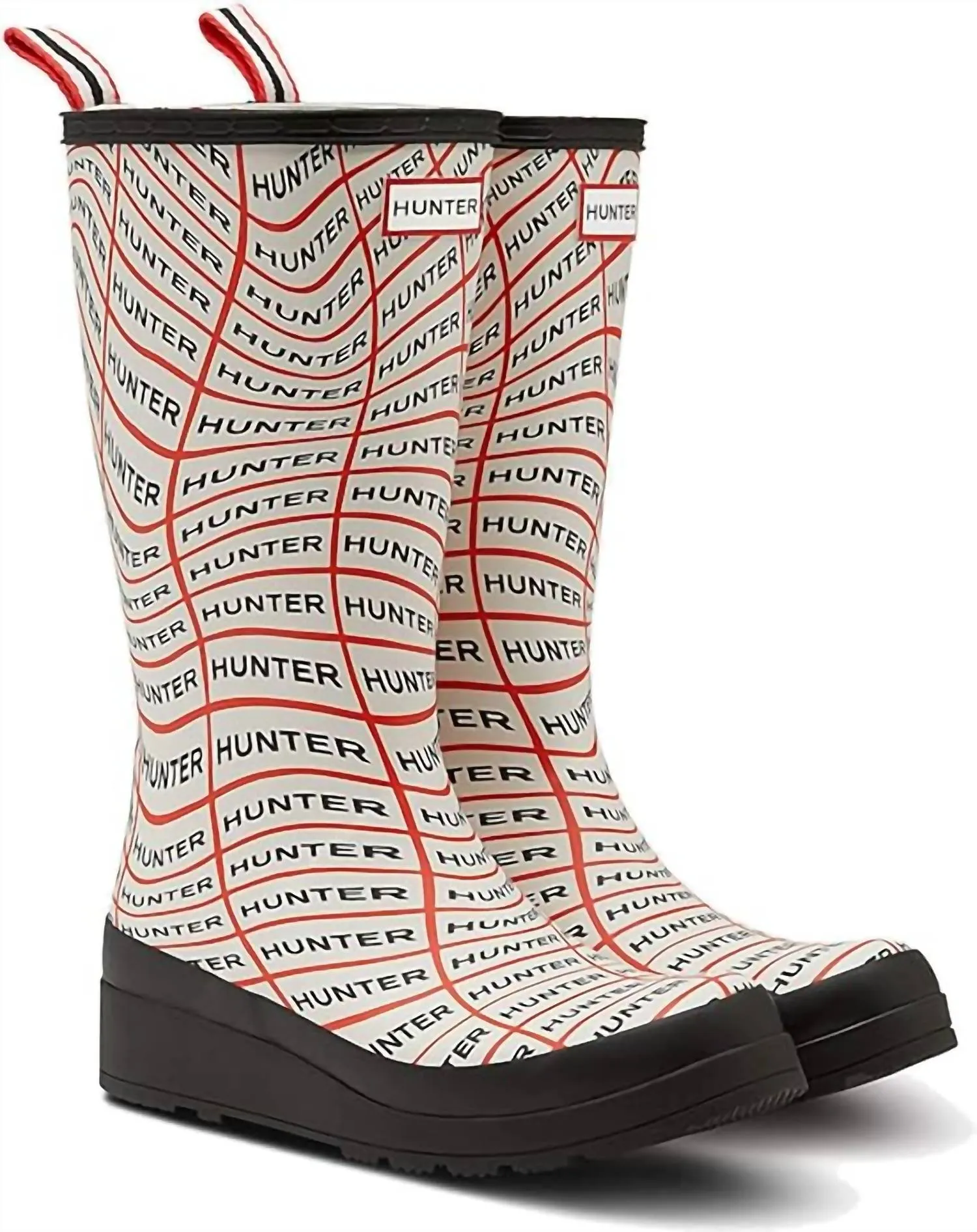Women's Play Boot Tall In Sonic Logo Print