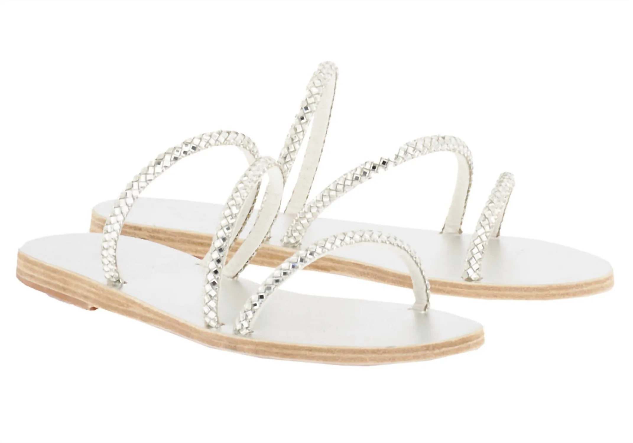 Women's Polytimi Sandals In Silver