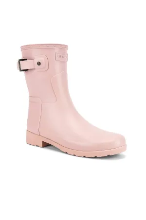 Women's Refined Short Matte Boots In Echo, Pink