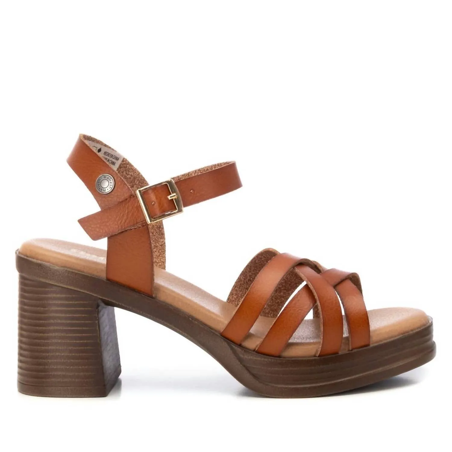 Women's Refresh Strappy Sandals In Camel