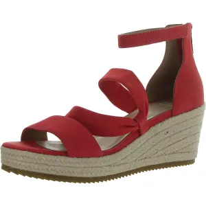 Womens Round toe Ankle strap Wedge Sandals