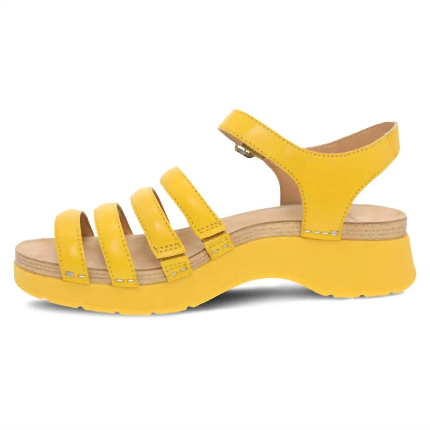Women's Roxie Strappy Bright Sandal In Yellow