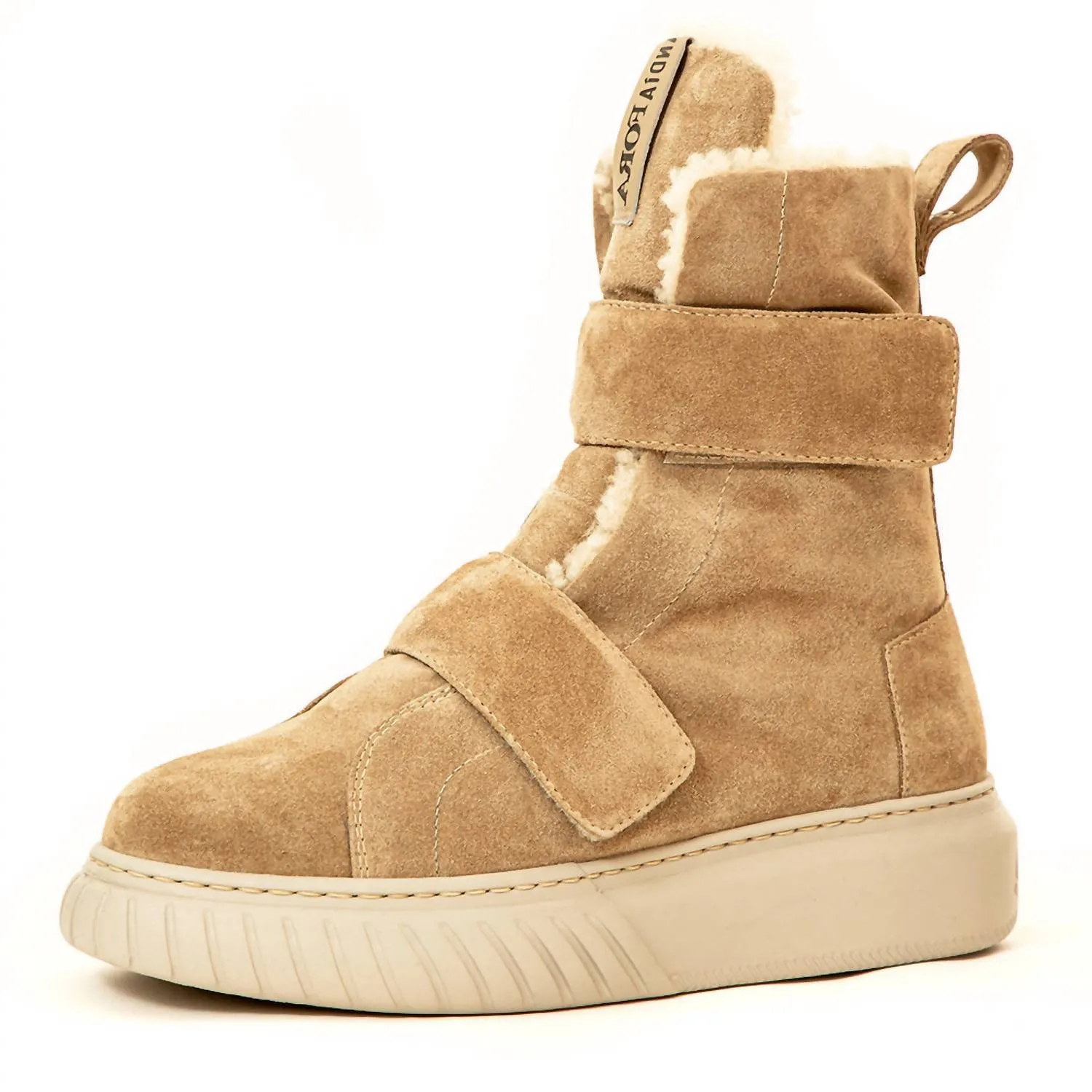 Women's Shearling Boot In Beige