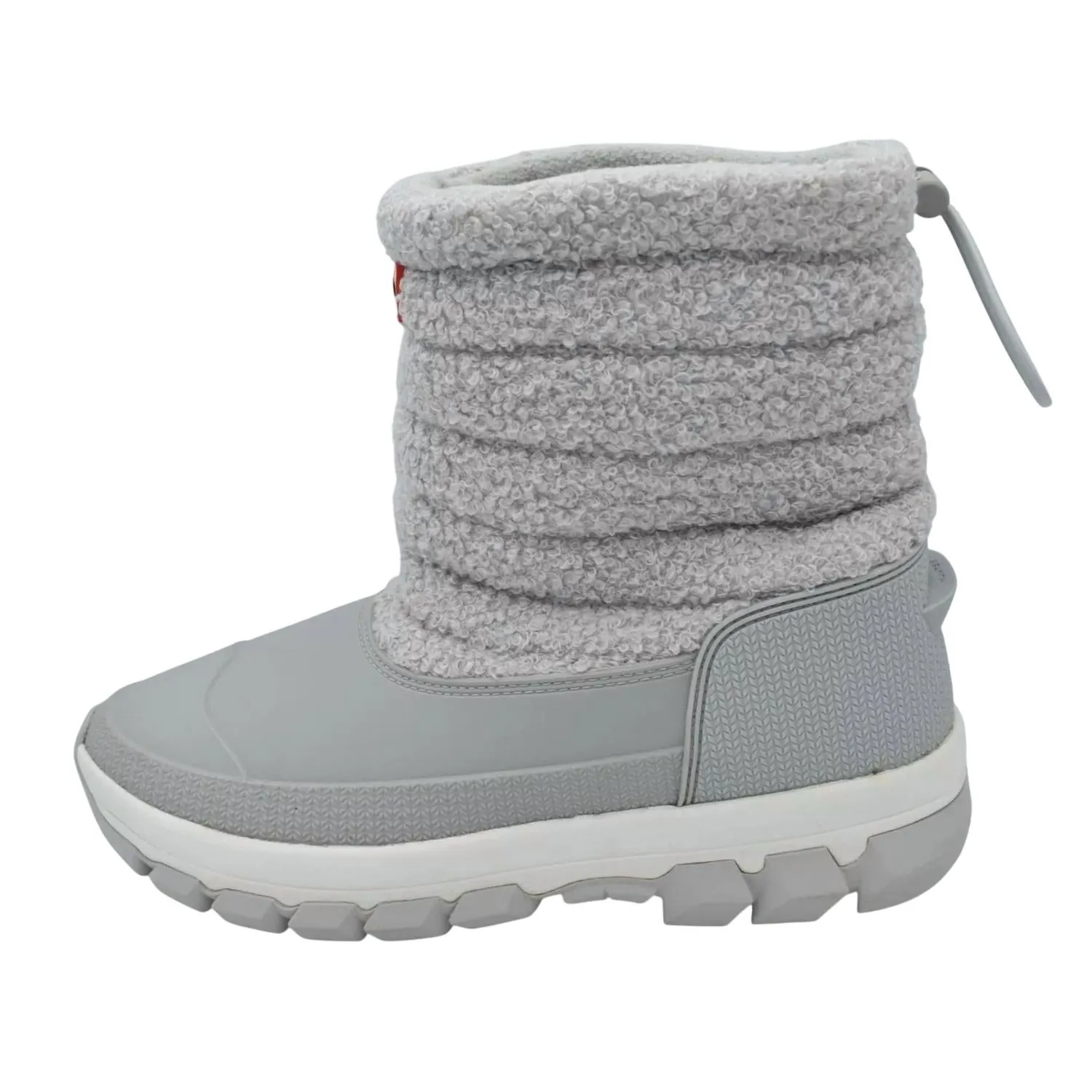 Women's Sherpa Snow Boot Short In Frosted Grey