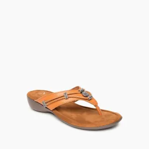 Women's Silverthorn 360 Toe Post Sandal In Cognac