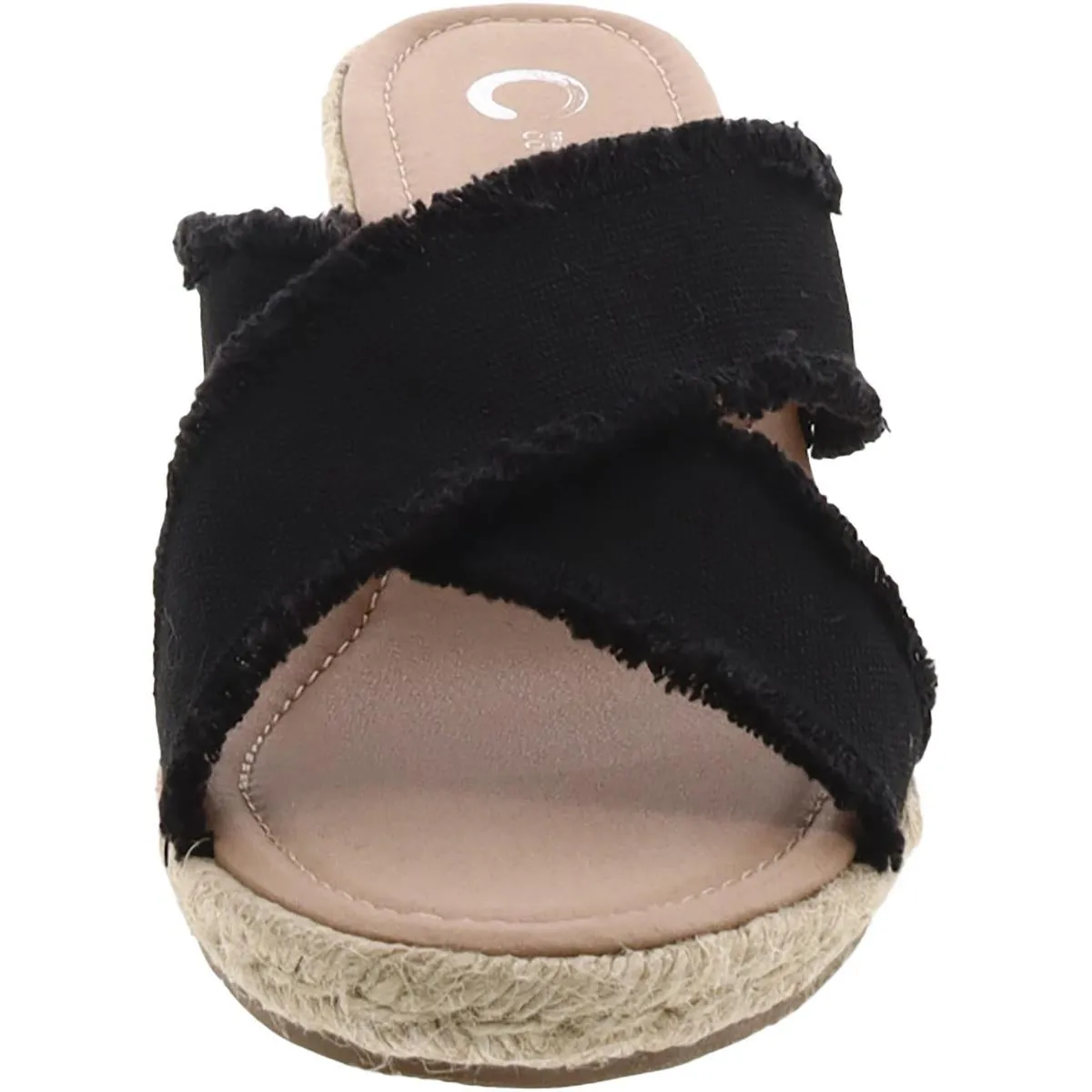 Womens Slip On Open Toe Espadrilles