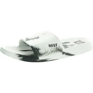 Womens Slip On Open Toe Slide Sandals