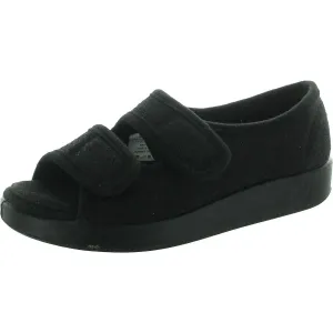 Womens Slip On Open Toe Strappy Sandals