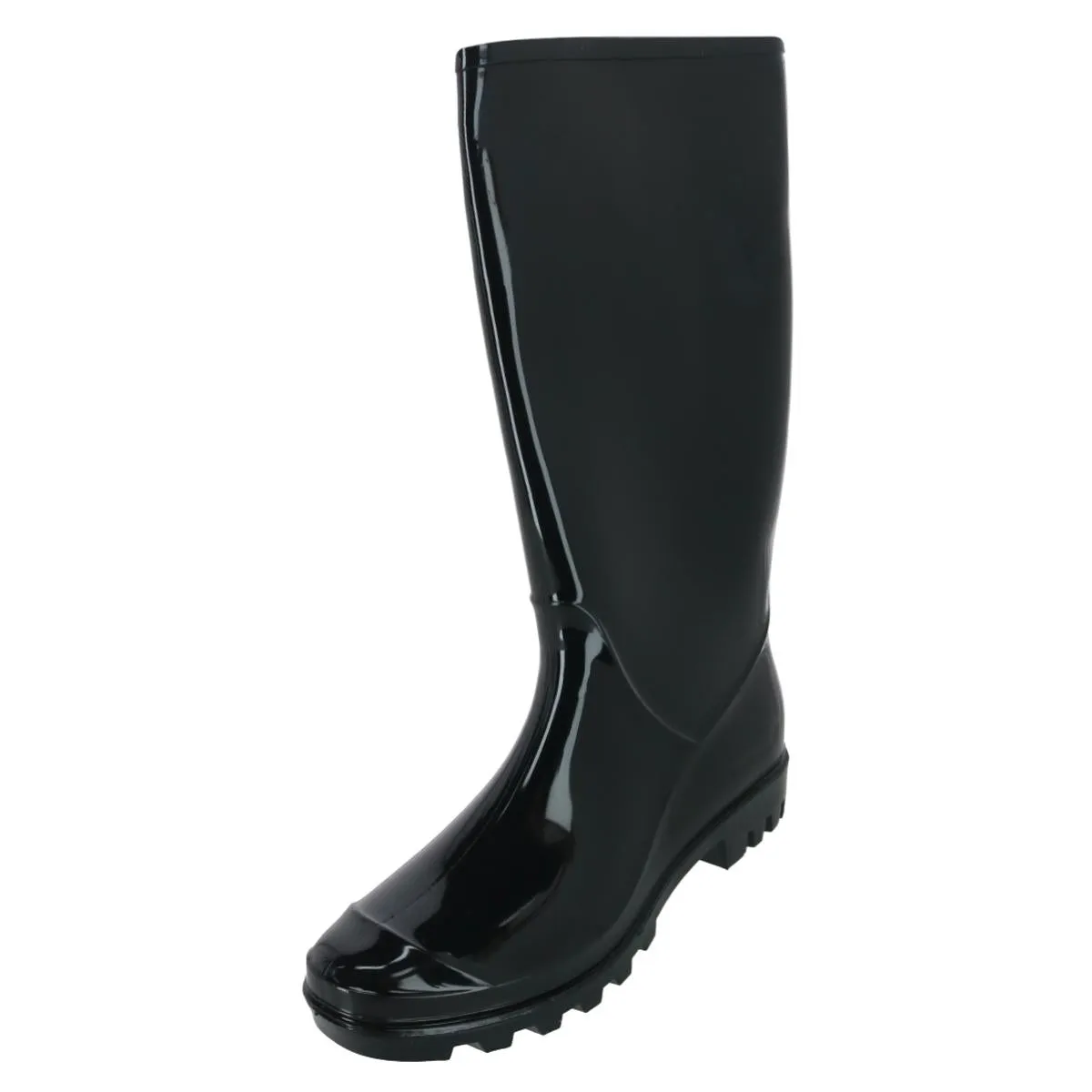 Women's Solid Color Water Resistant Rain Boots