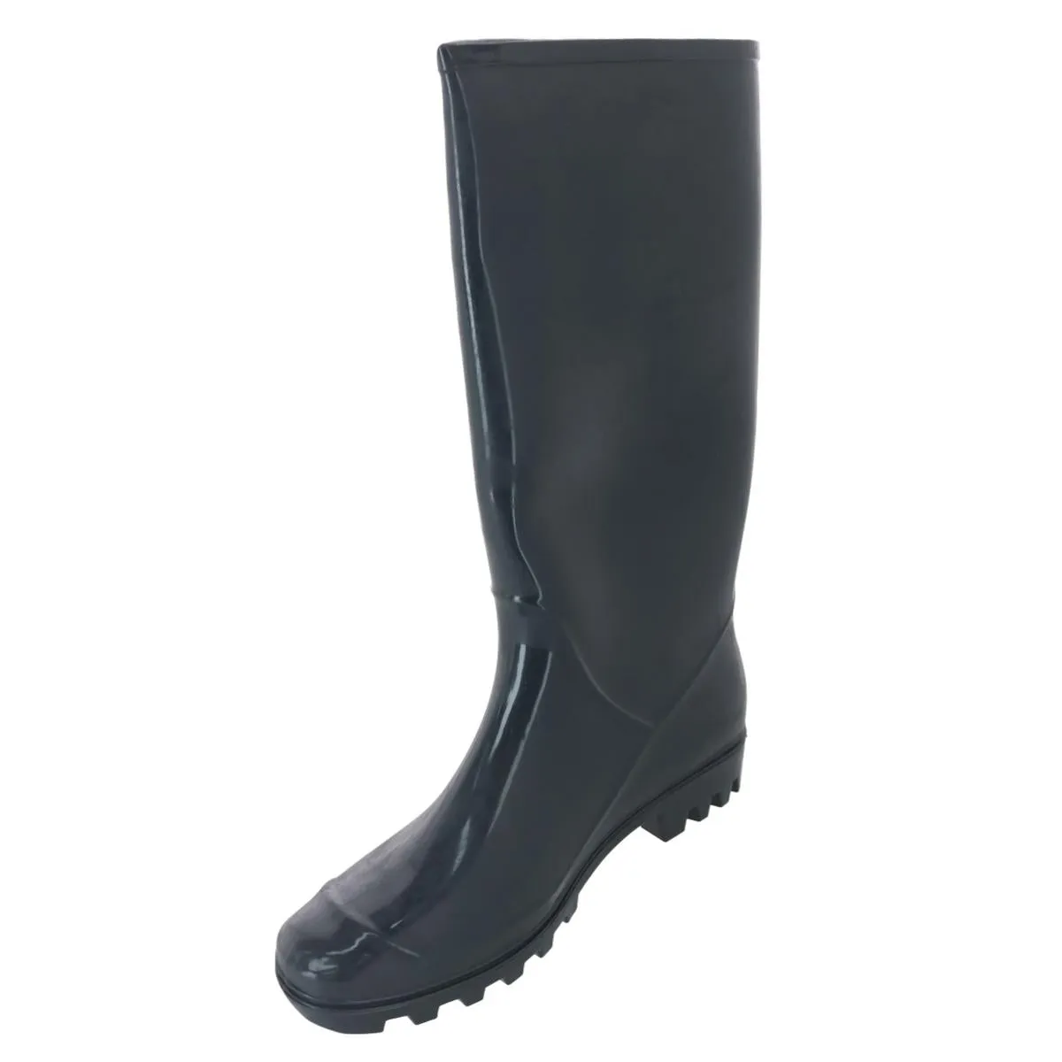 Women's Solid Color Water Resistant Rain Boots