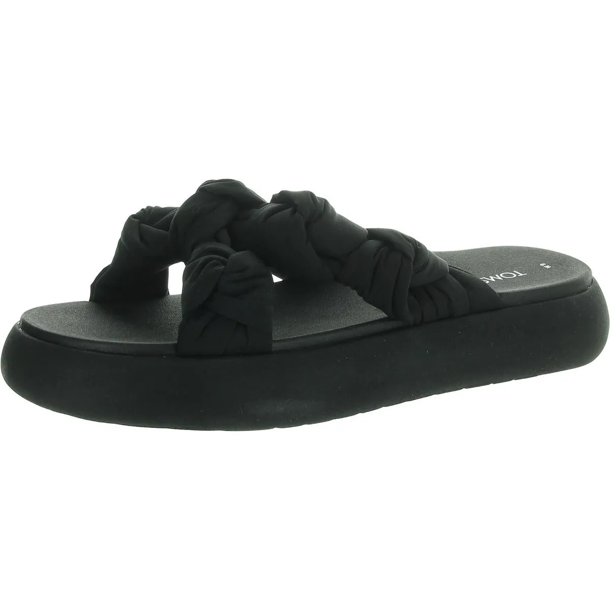 Womens Solid Slide Sandals
