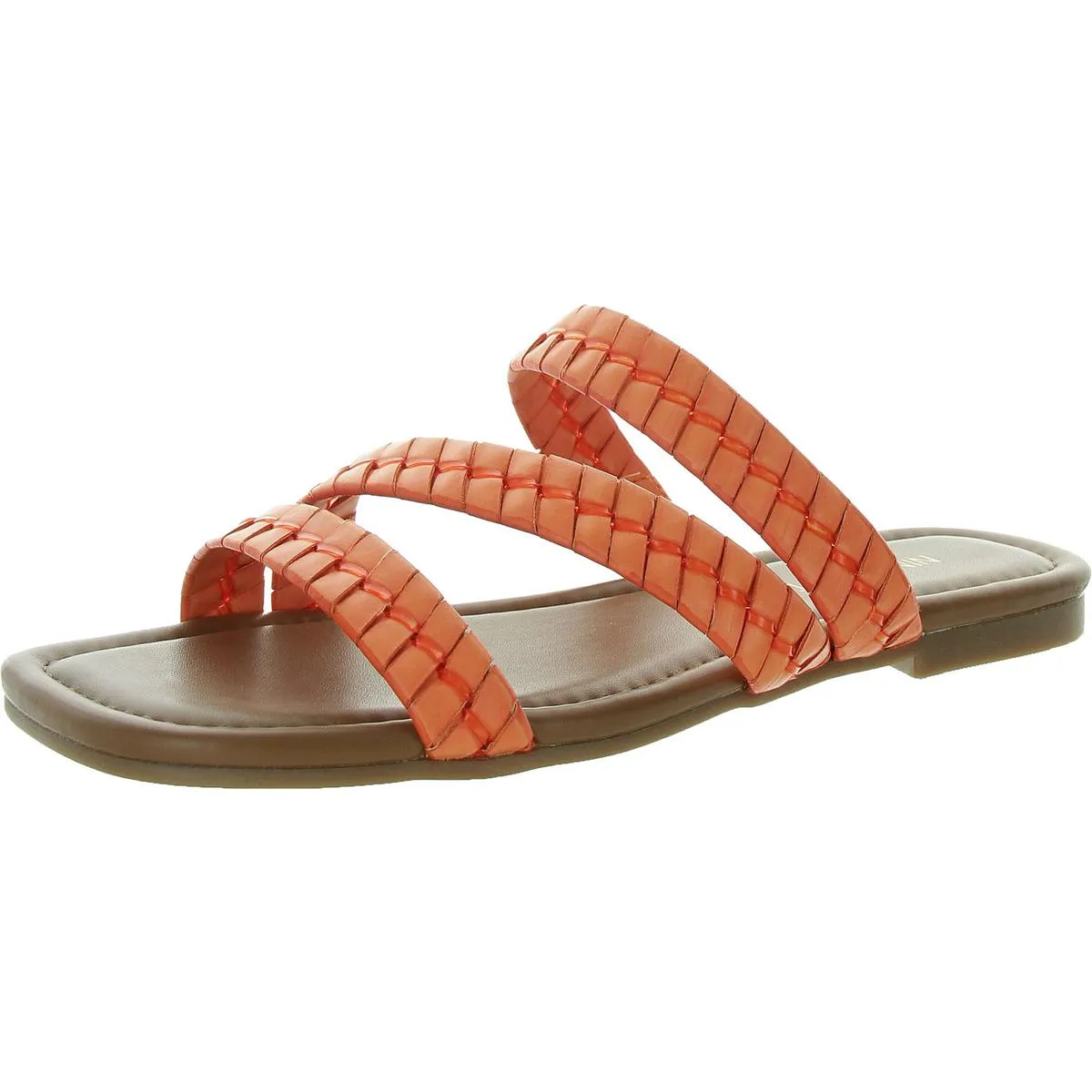 Womens Stretch Manmade Slide Sandals