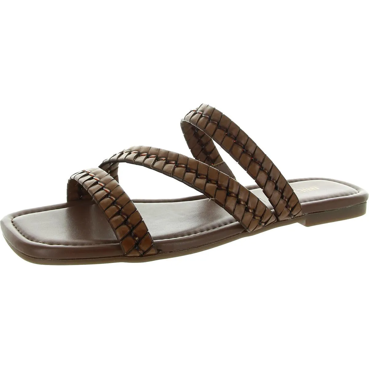 Womens Stretch Manmade Slide Sandals