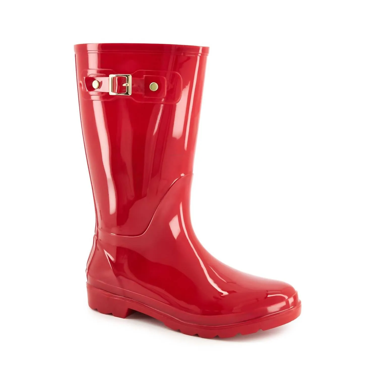 Women's Tall Rainy Boots In Red