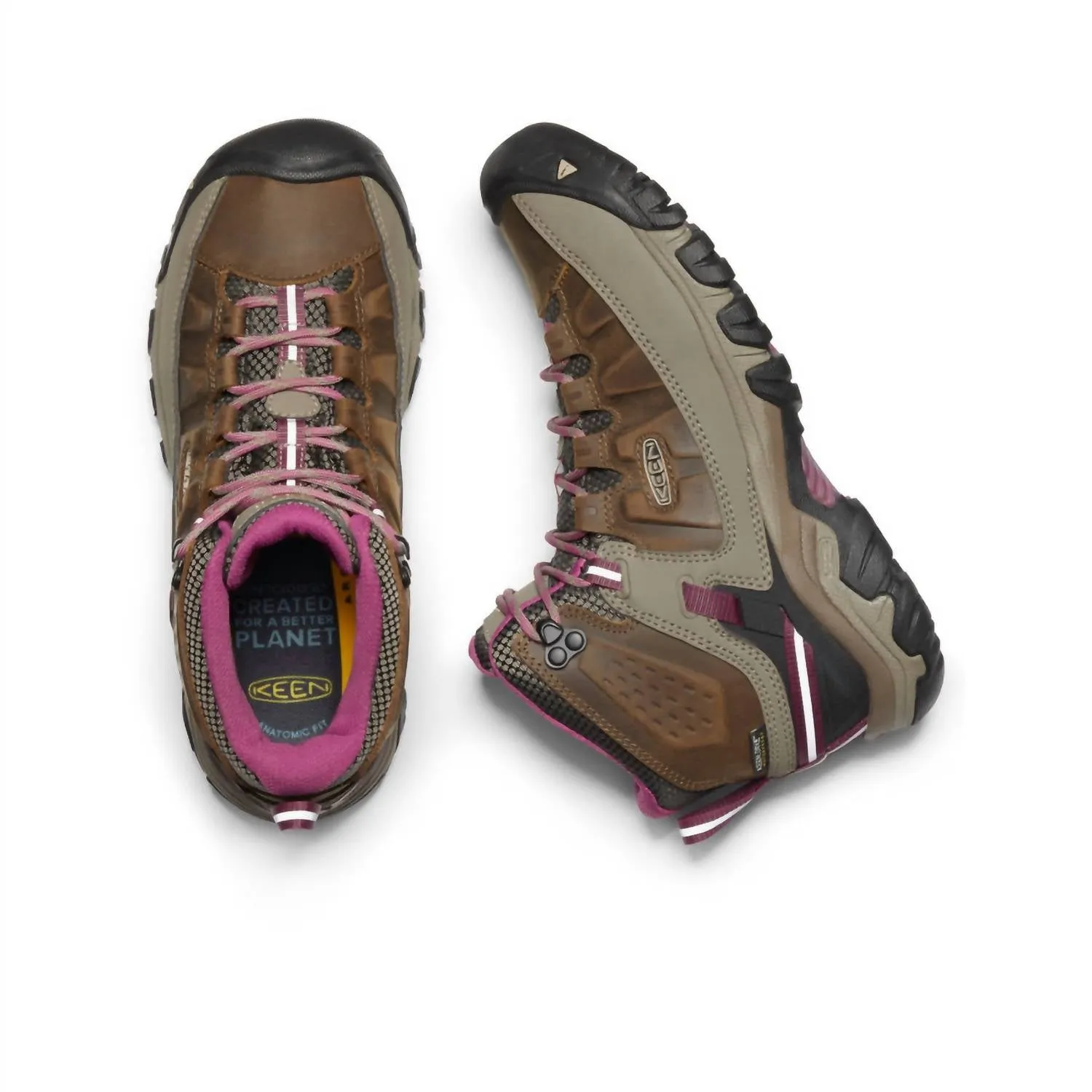 Women's Targhee Iii Mid Waterproof Boot In Weiss/boysenberry