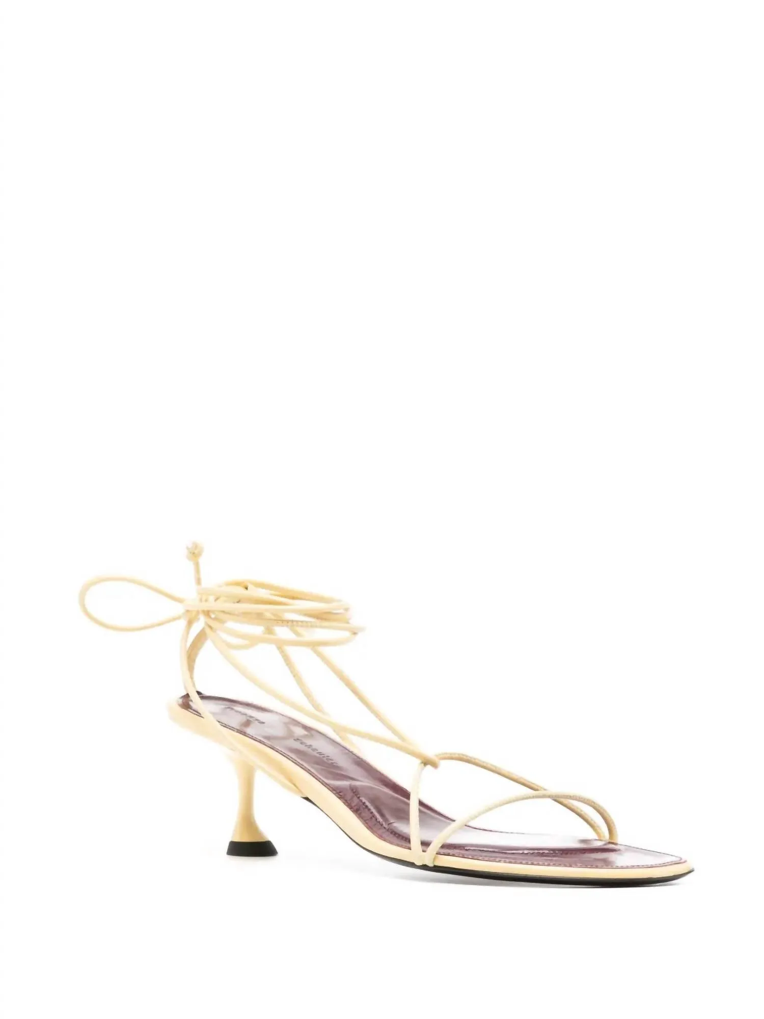 Women's Tee Ankle Strap Sandals In Resin