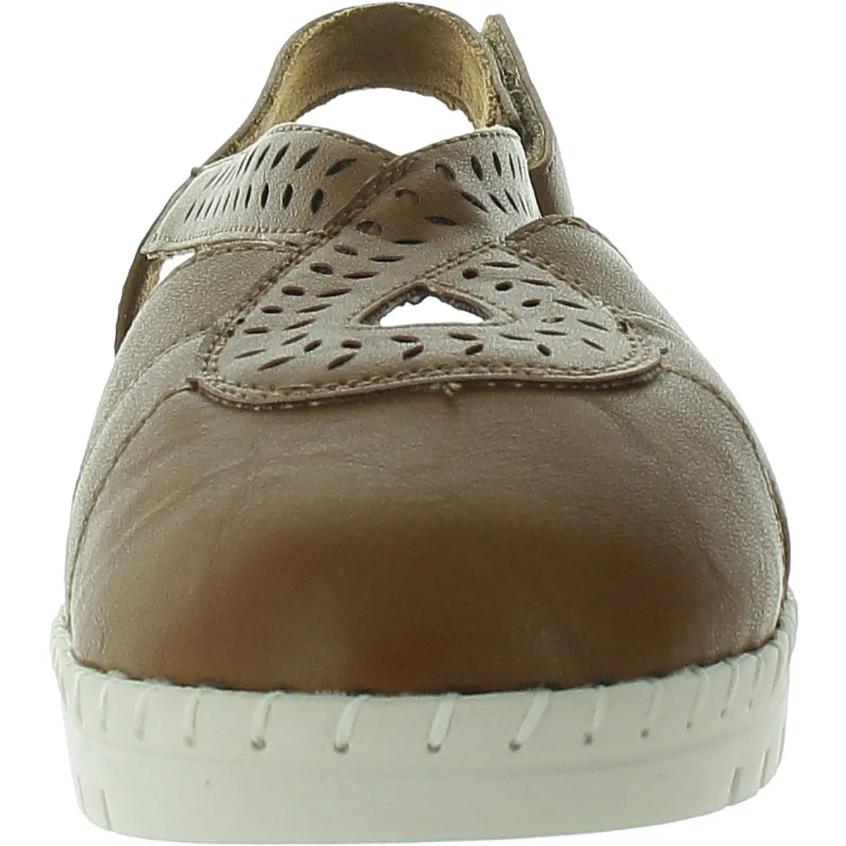 Womens Textured Man Made Ankle Strap