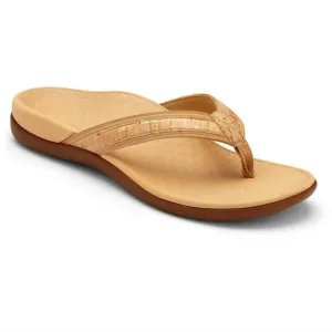 Women's Tide Ii Toe Post Sandal In Gold Cork