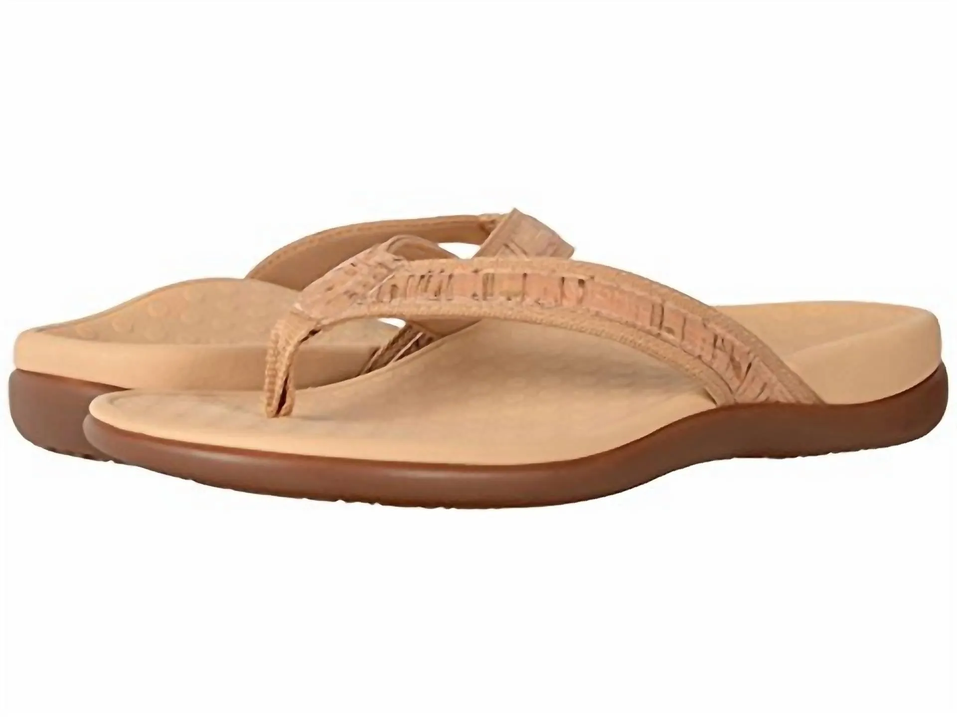 Women's Tide Ii Toe Post Sandal In Gold Cork