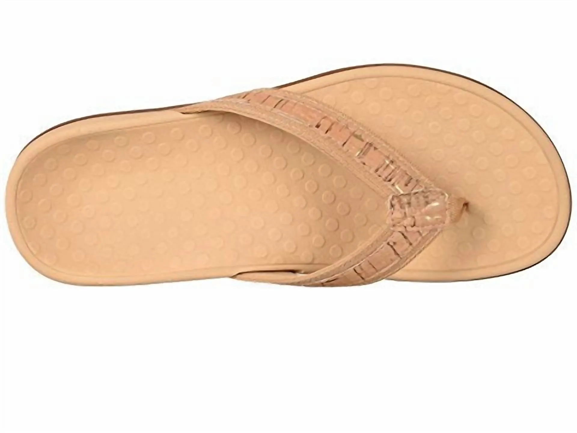 Women's Tide Ii Toe Post Sandal In Gold Cork