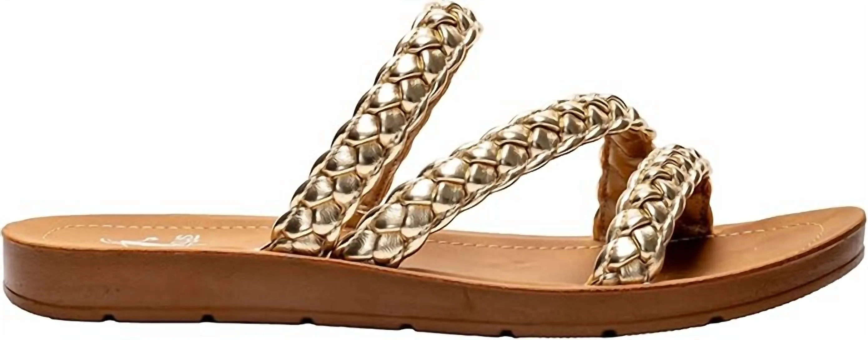 Women's Twist N Shout Sandal In Gold
