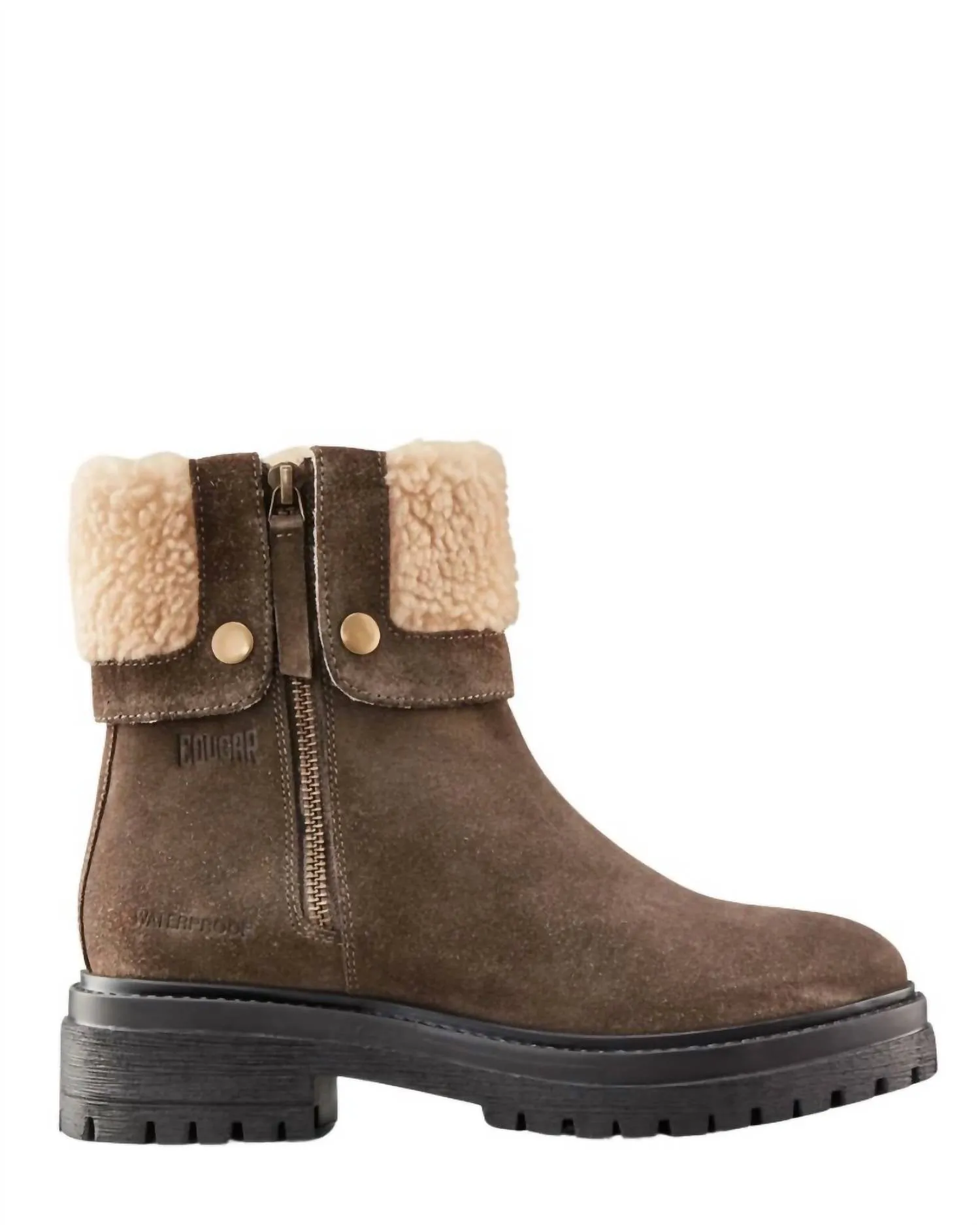 Women's Vigo Suede Waterproof Winter Boot In Loden Green