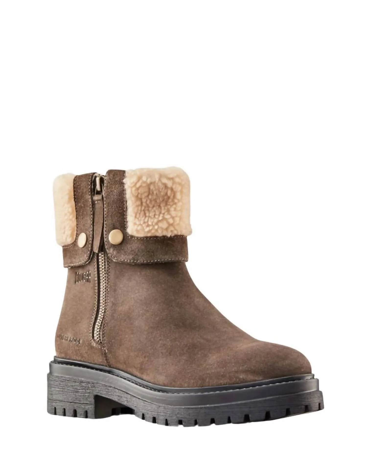 Women's Vigo Suede Waterproof Winter Boot In Loden Green